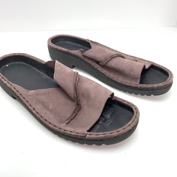Naot Shoes - NAOT Purple Leather Sandals Slides Shoes 40 /9.5